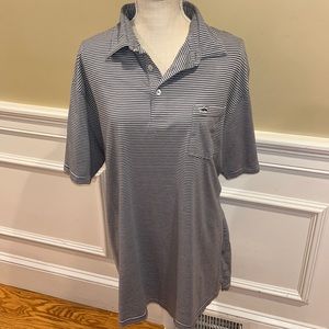 Fish Hippie Co. Striped Polo